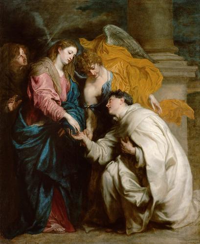 Anthony Van Dyck Mystische Verlobung des Seligen Hermann Joseph mit Maria china oil painting image